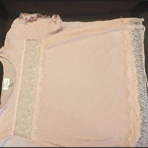 Light pink-peach color top